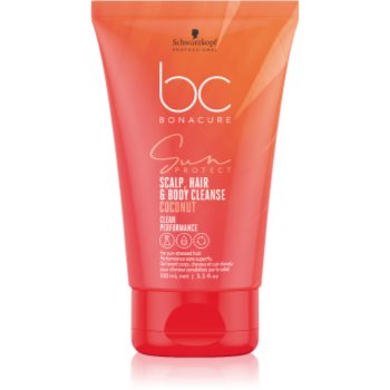 Schwarzkopf Professional BC Bonacure Sun Protect Scalp, Hair & Body Cleanse șampon pentru par si corp - imagine 2